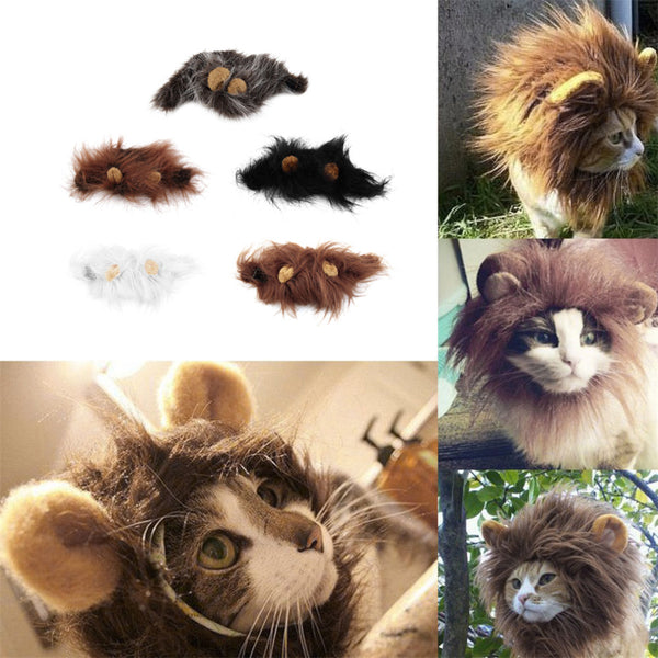 Adorable Cat or Dog Lion's Hair Dress Up Costume